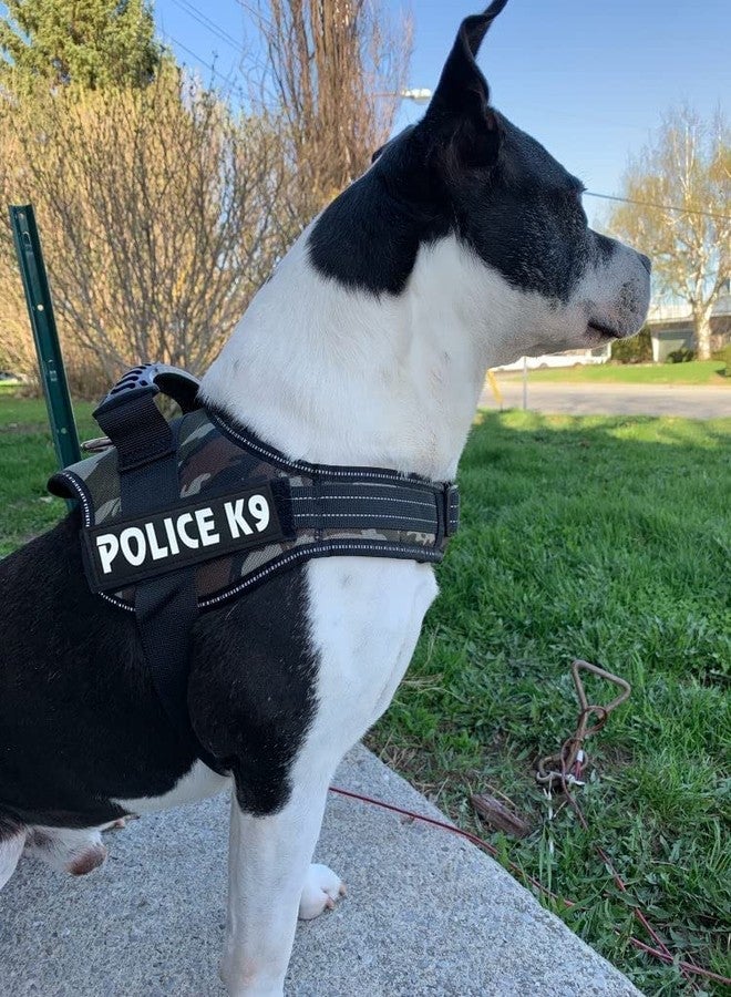 KittuPet Army Print Harness Police k9 Print Dog Harness Adjustable Vest Chest Belts for Labrador and Pug (Pack of 1 PCS) - Image 2